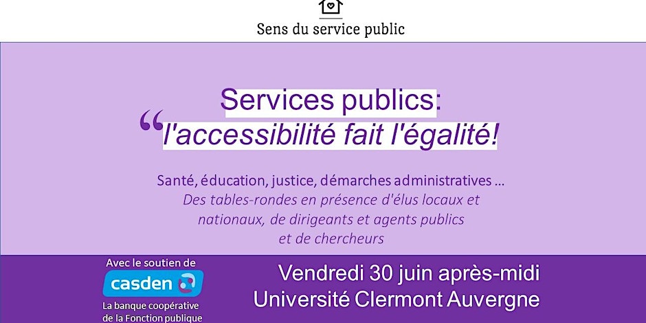 Services publics : l'accessibilité fait l'égalité !