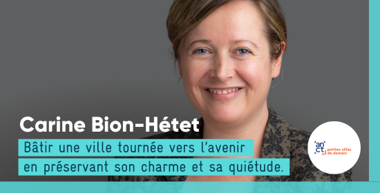 Carine Bion-Hétet est maire adjointe à l’urbanisme à la mairie de Bayeux, ville bénéficiaire du programme Petites villes de demain.
