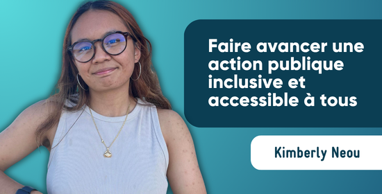 Kimberly Neou, étudiante à Sciences Po Grenoble  en stage au sein de la Mairie de Drancy.